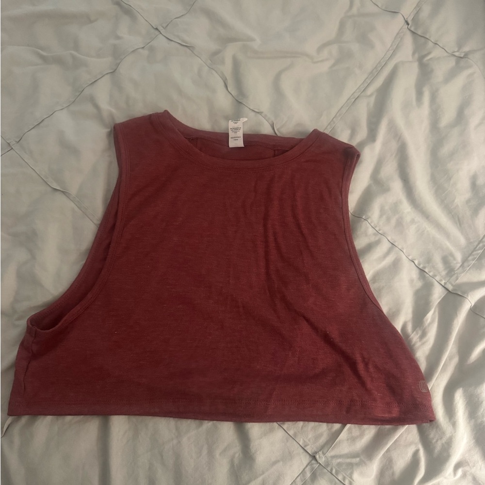 Balance Collection Burgundy Muscle Tee